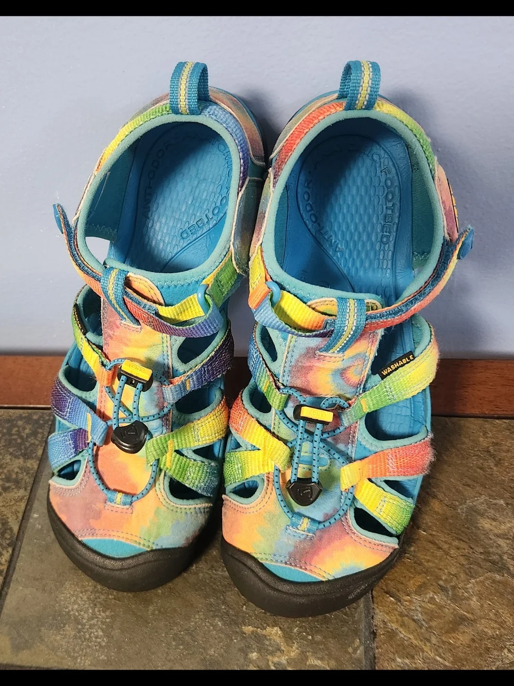 KEEN Rainbow Tie-Dye CNX Sandals